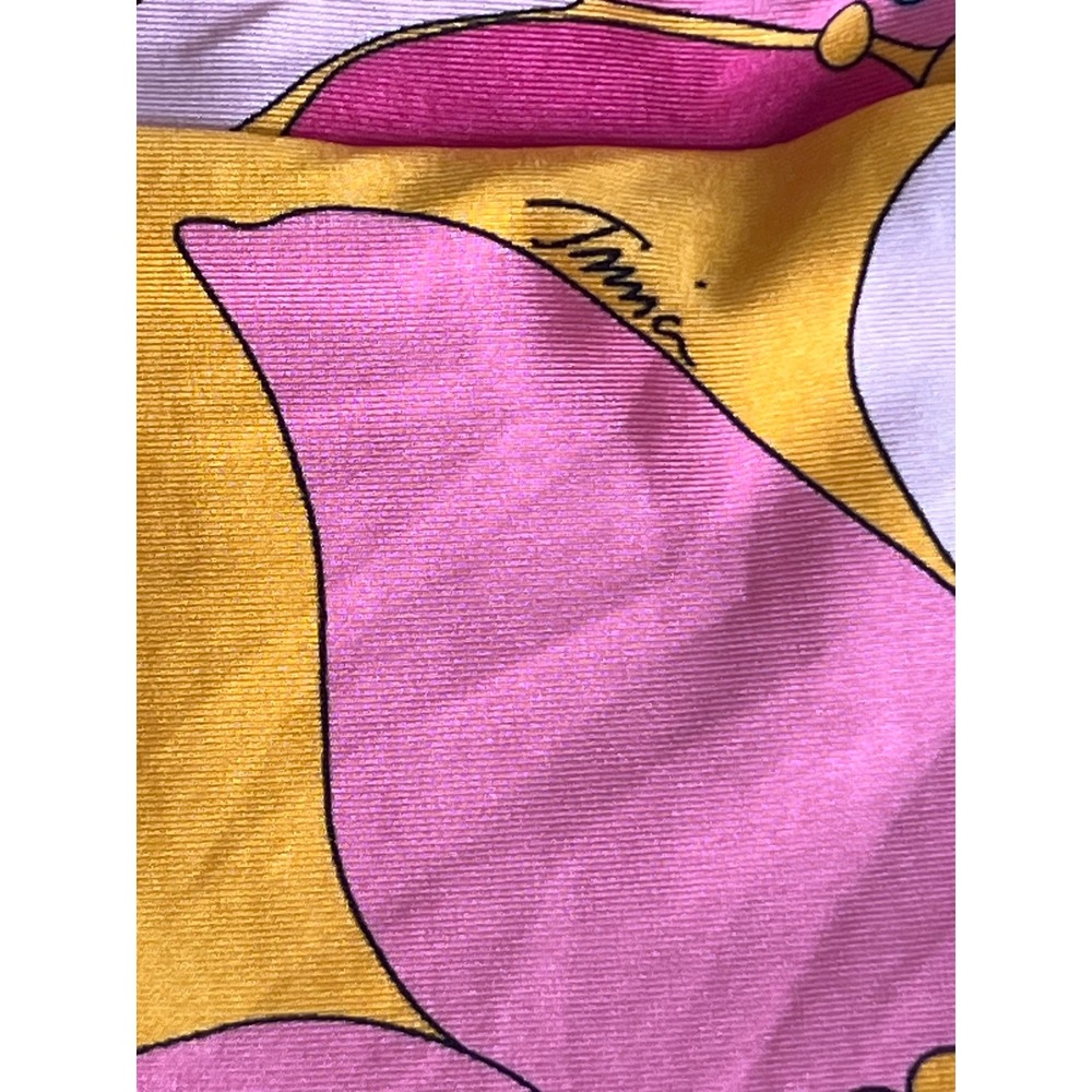 Trina Turk Breeze Ruffle Plunge One Piece Swimsuit in size 4 - Picture 9 of 10